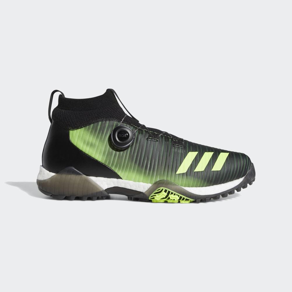 Pantofi Golf Adidas CodeChaos Boa Barbati Romania - Negrii/Verzi/Albi EE9105